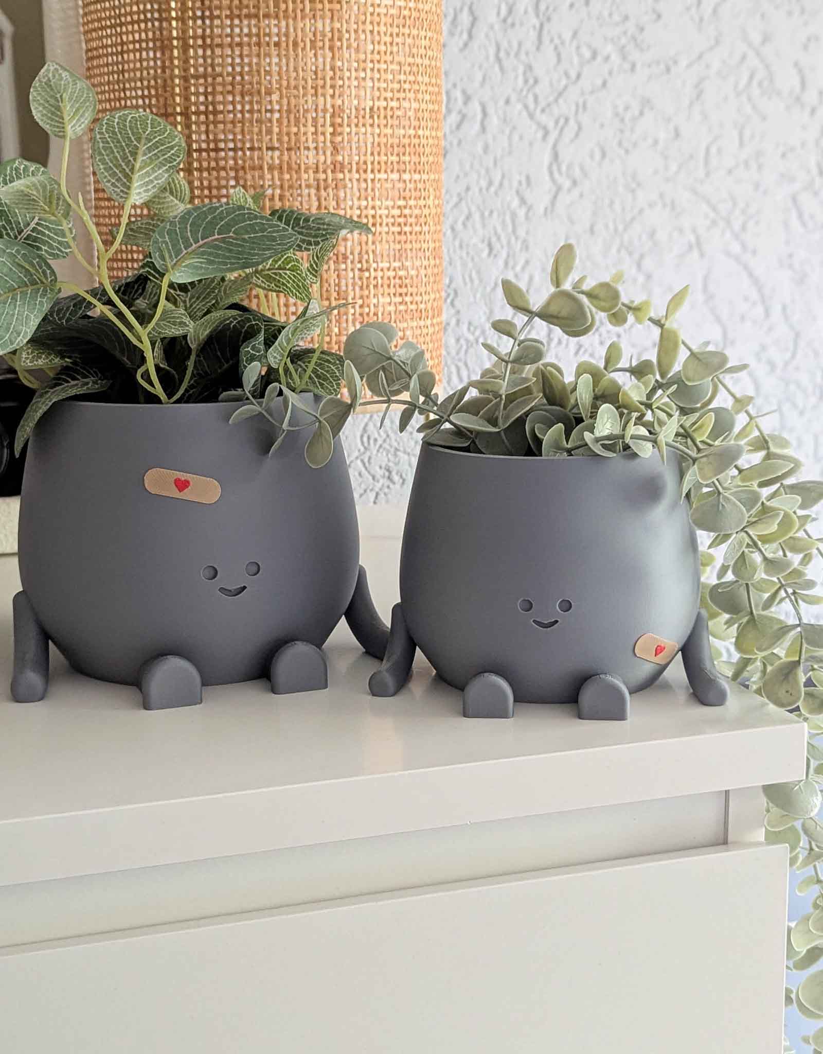 Happy imperfect plant pot
