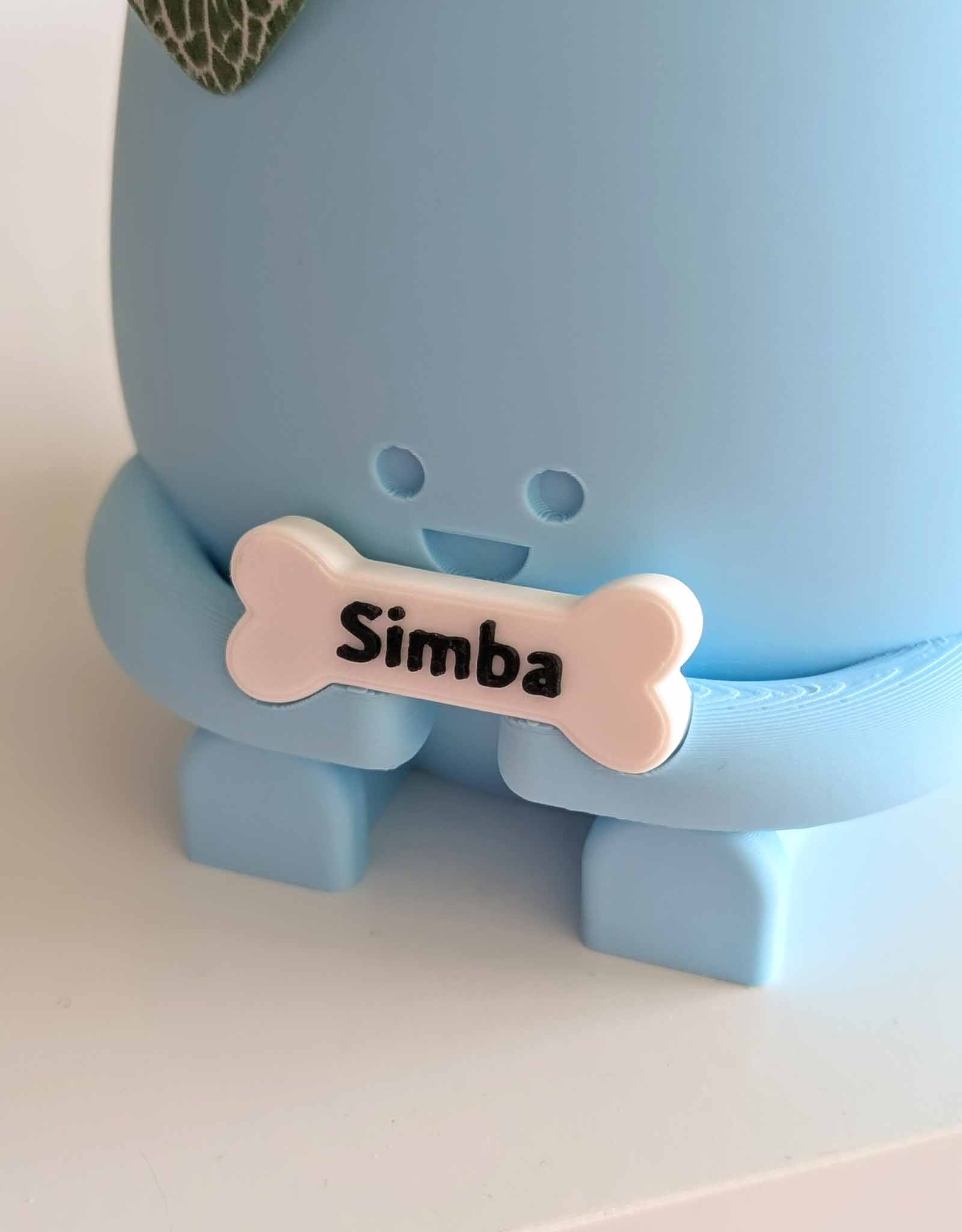 Happy dog bone plant pot