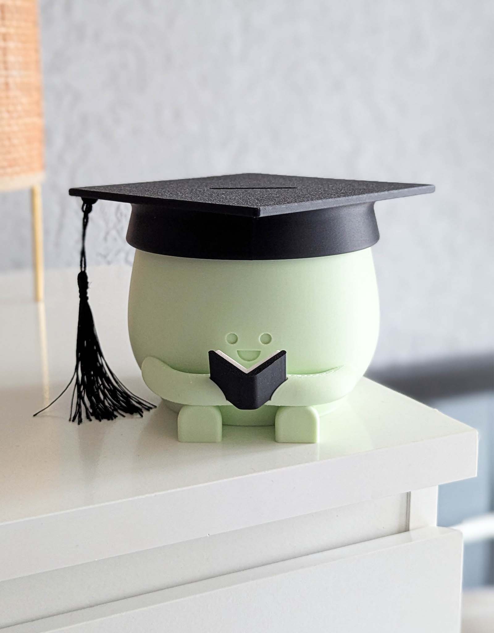 Happy graduation piggy bank