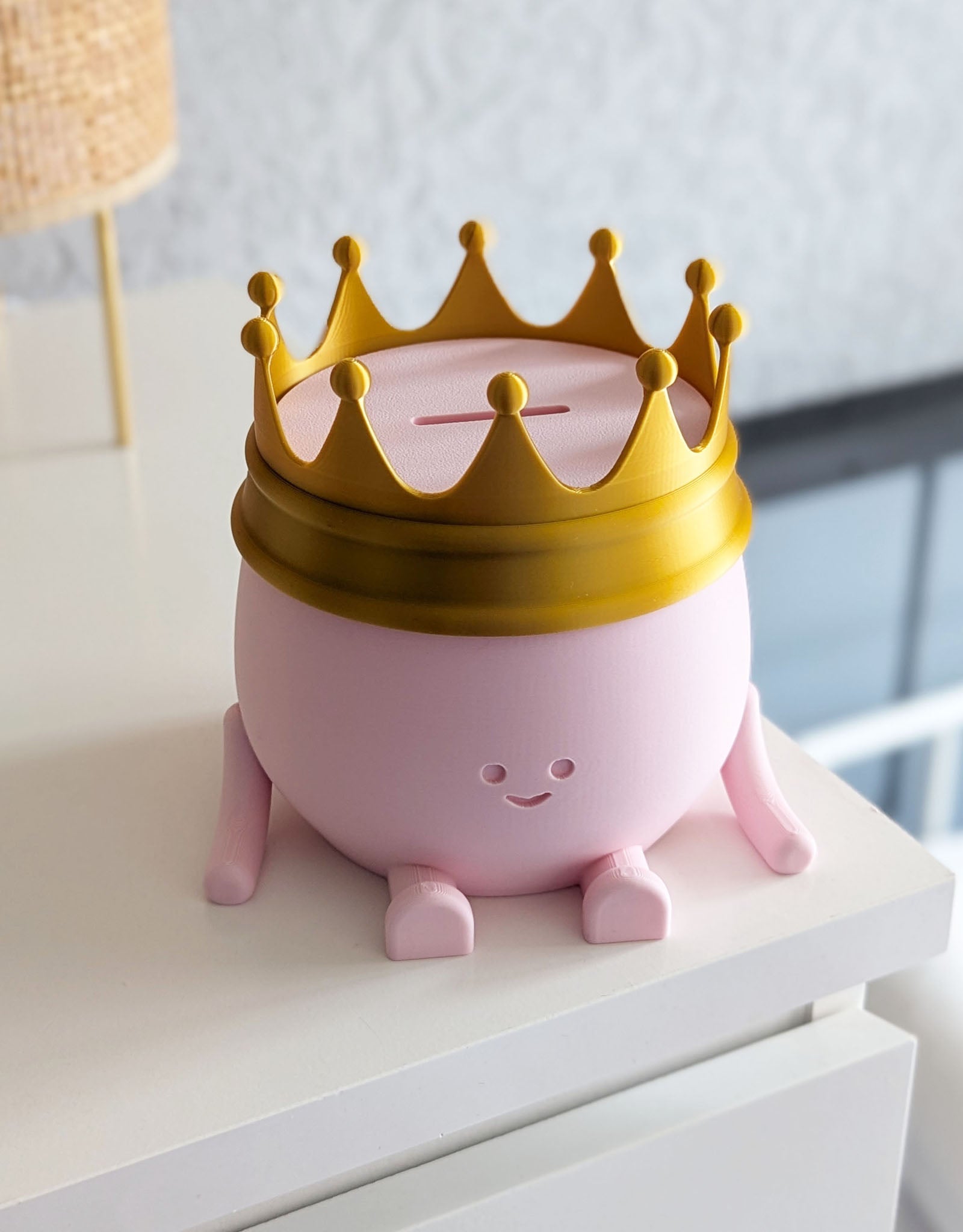 Happy King piggy bank