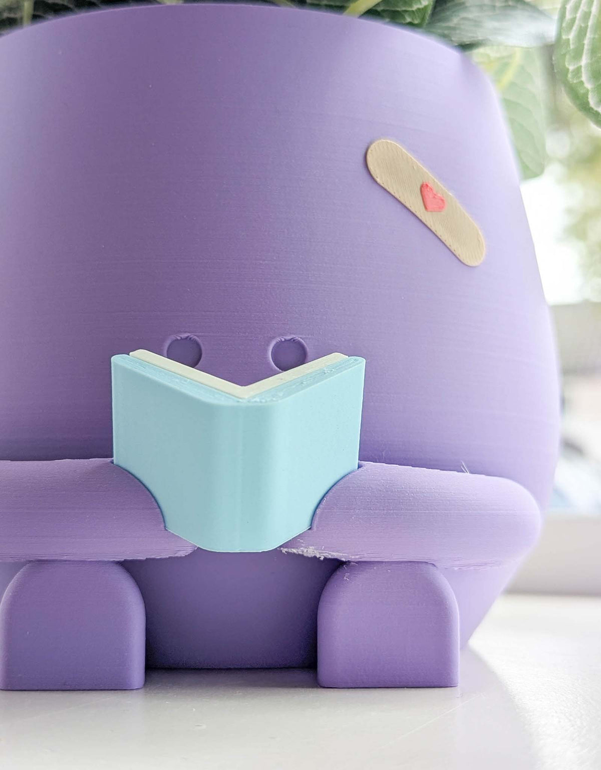 Happy reading imperfect plant pot