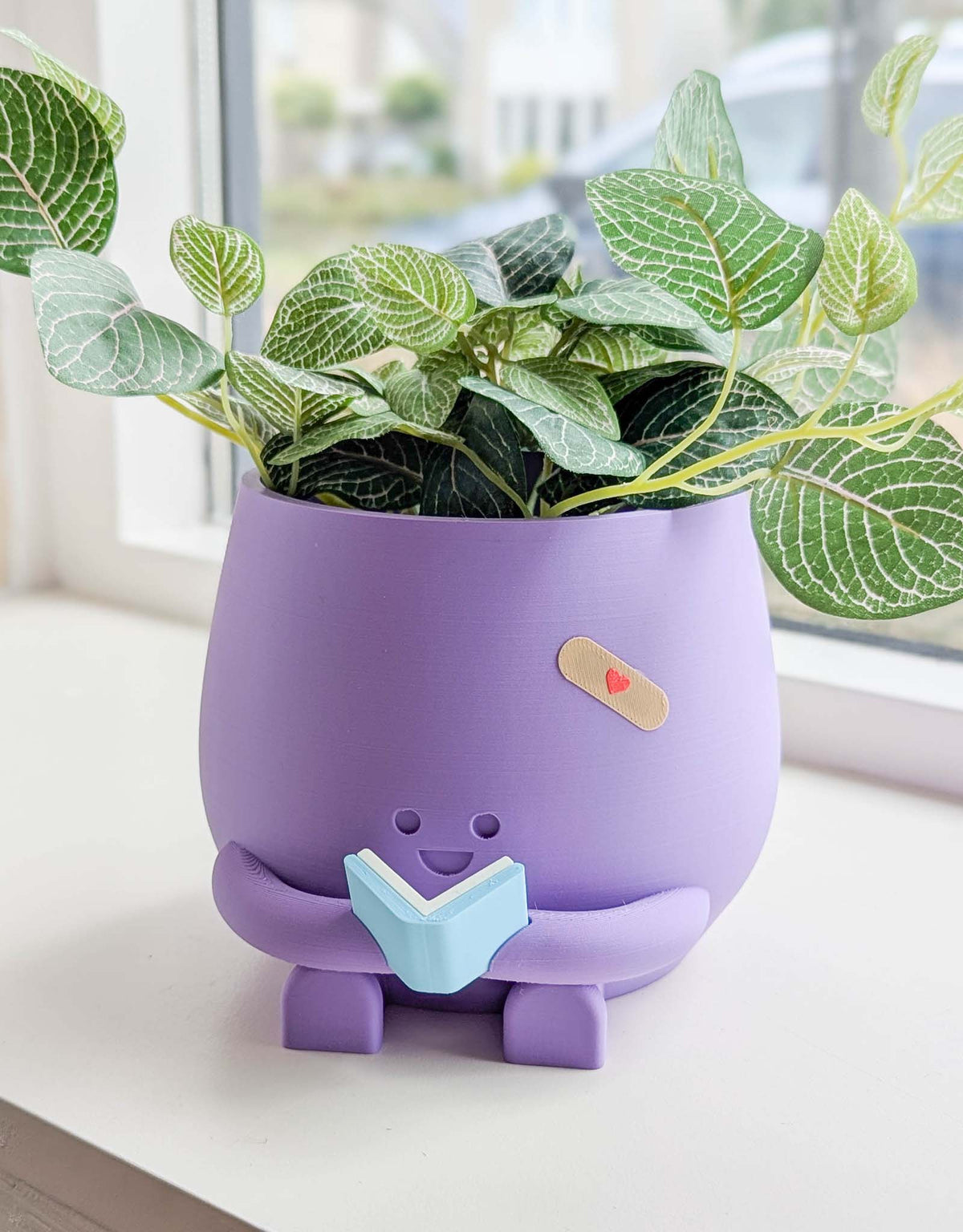 Happy reading imperfect plant pot