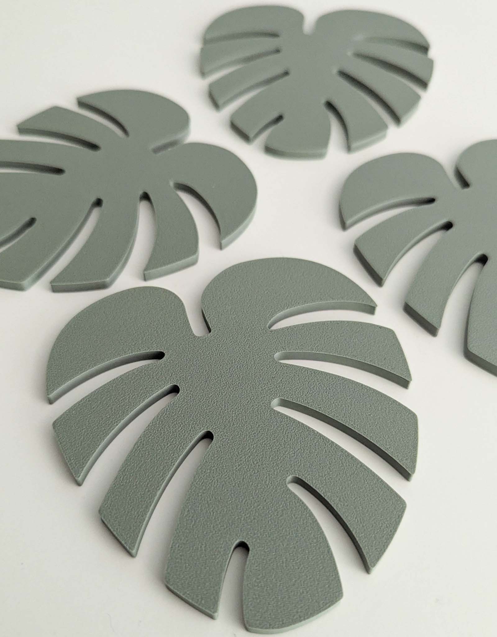 Monstera coasters 