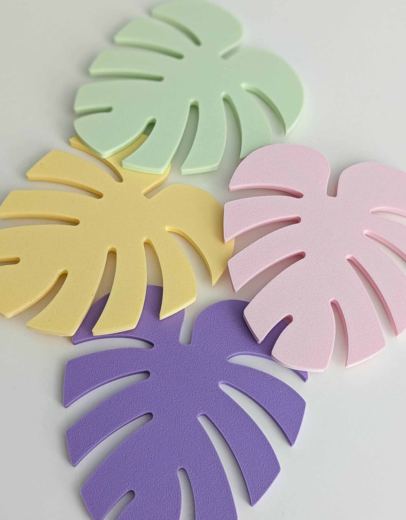 Monstera coasters 