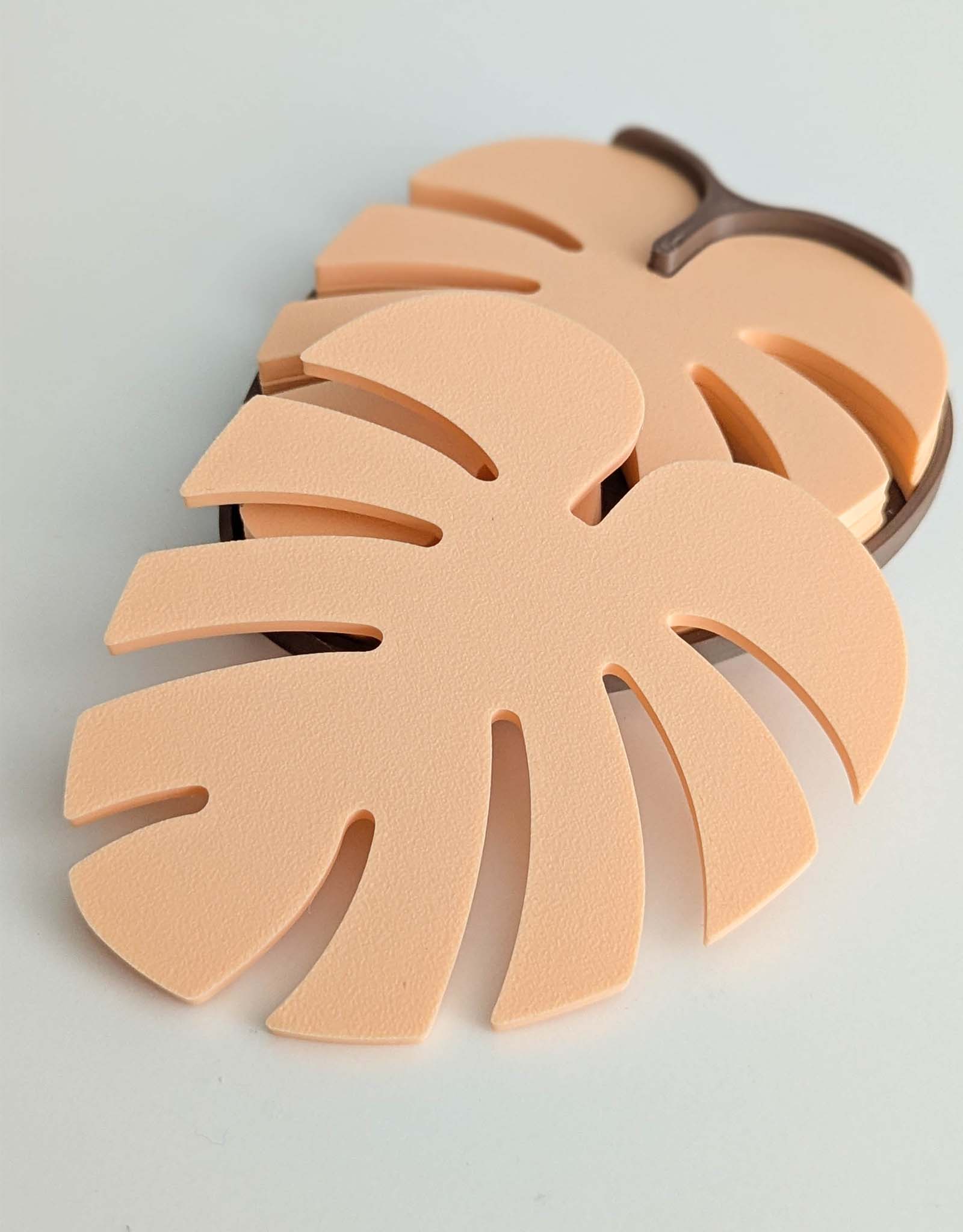 Monstera coasters 