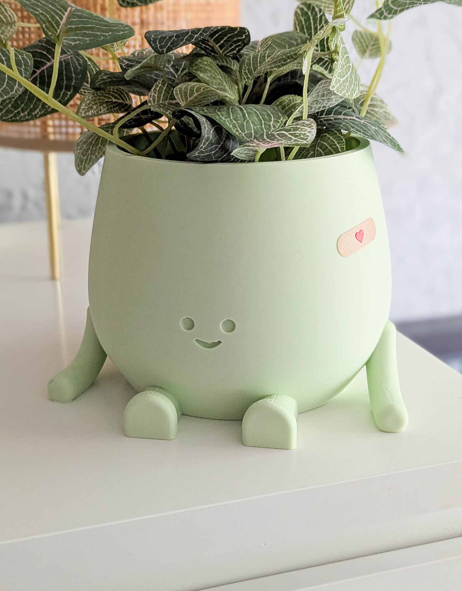 Happy imperfect plant pot