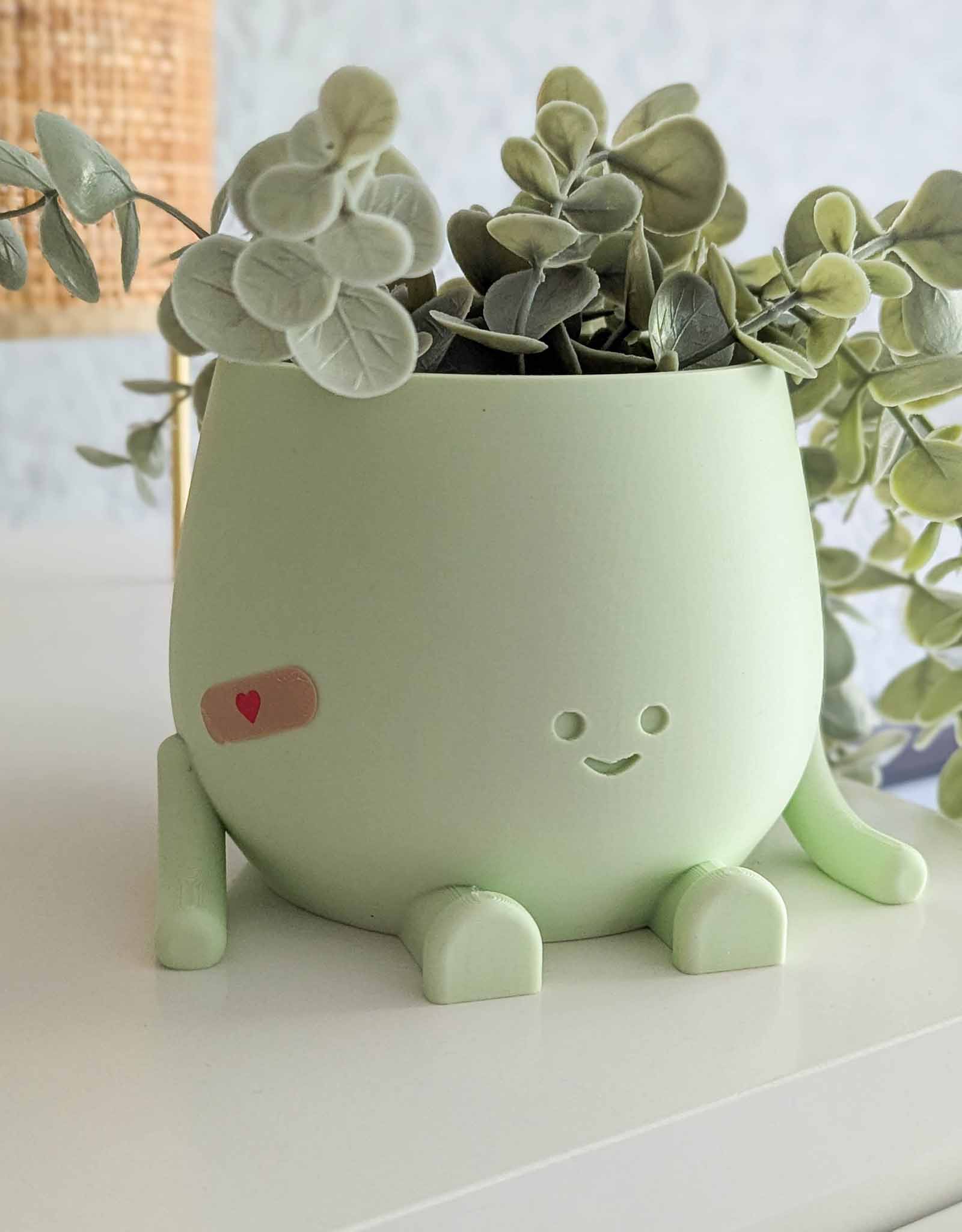 Happy imperfect plant pot