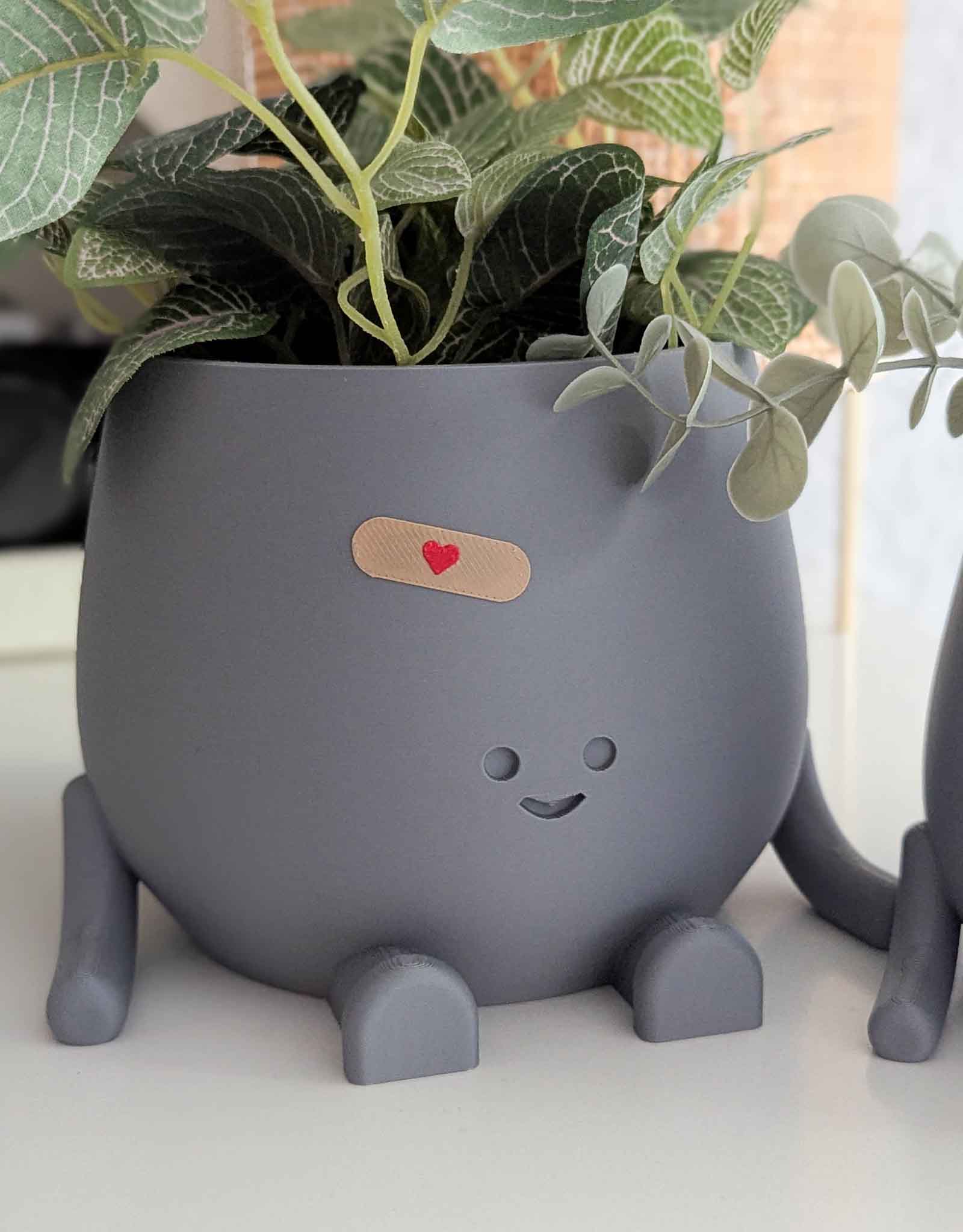 Happy imperfect plant pot