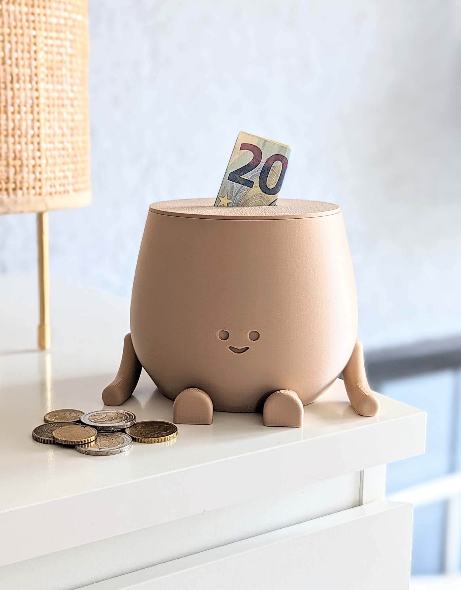 Happy piggy bank