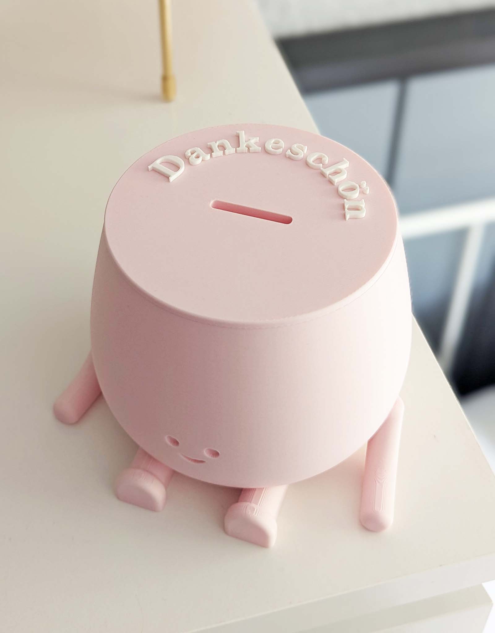 Personalized happy piggy bank