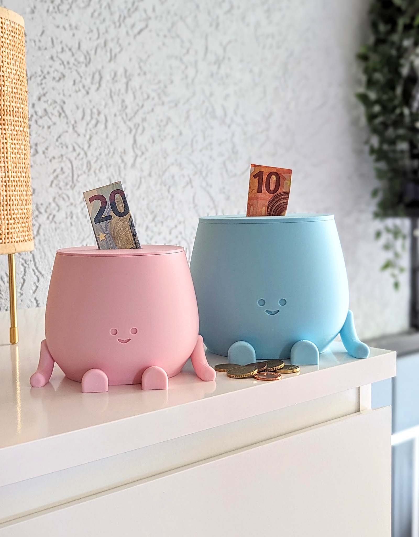 Happy piggy bank