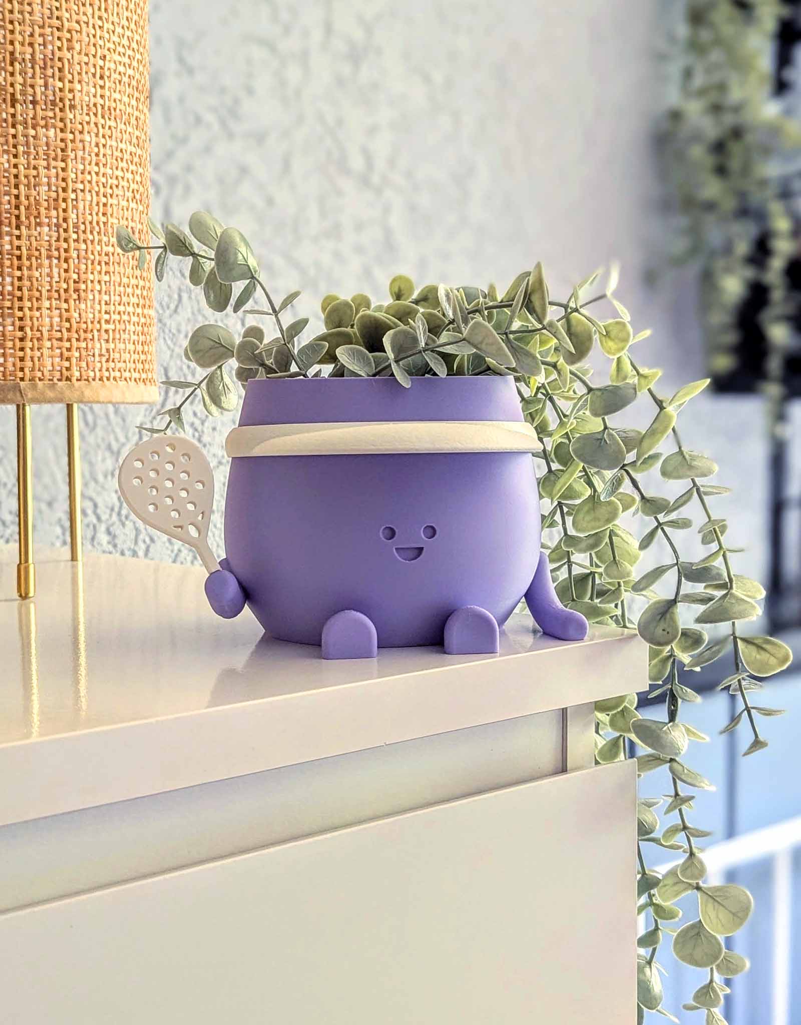 Happy padel plant pot