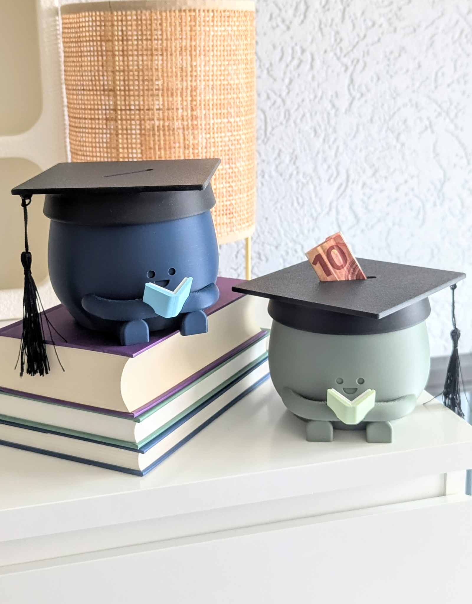 Happy graduation piggy bank