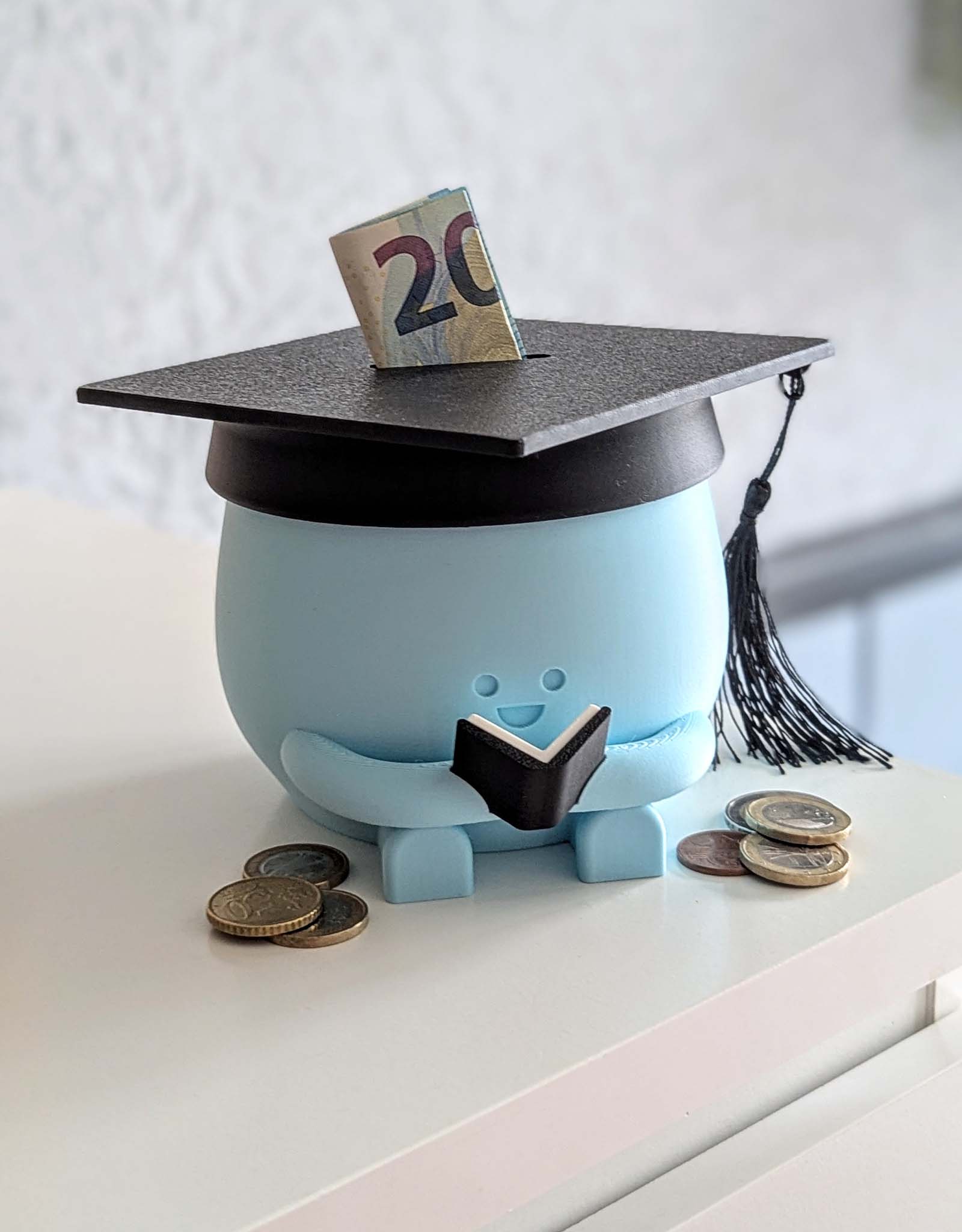 Happy graduation piggy bank
