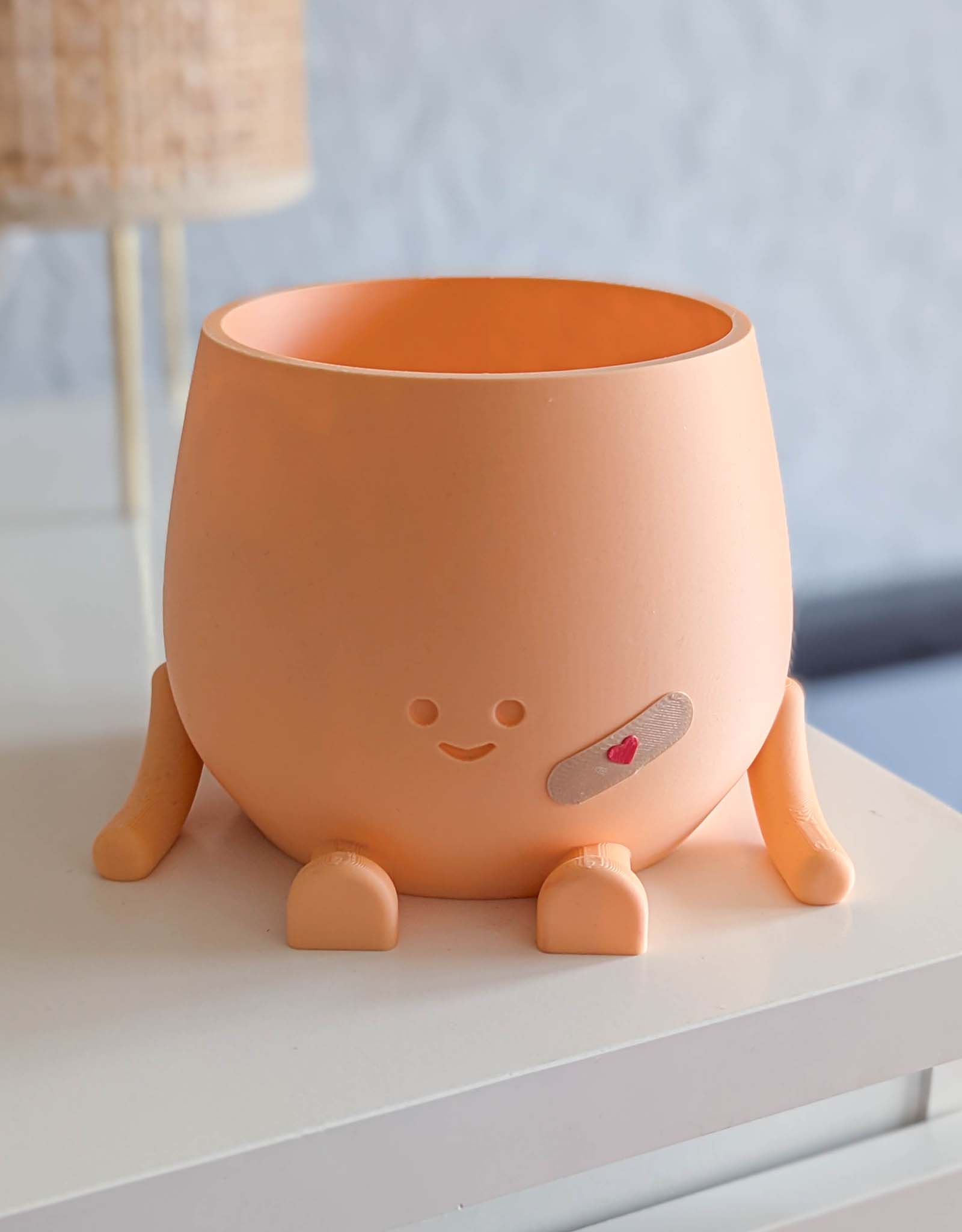 Happy imperfect plant pot