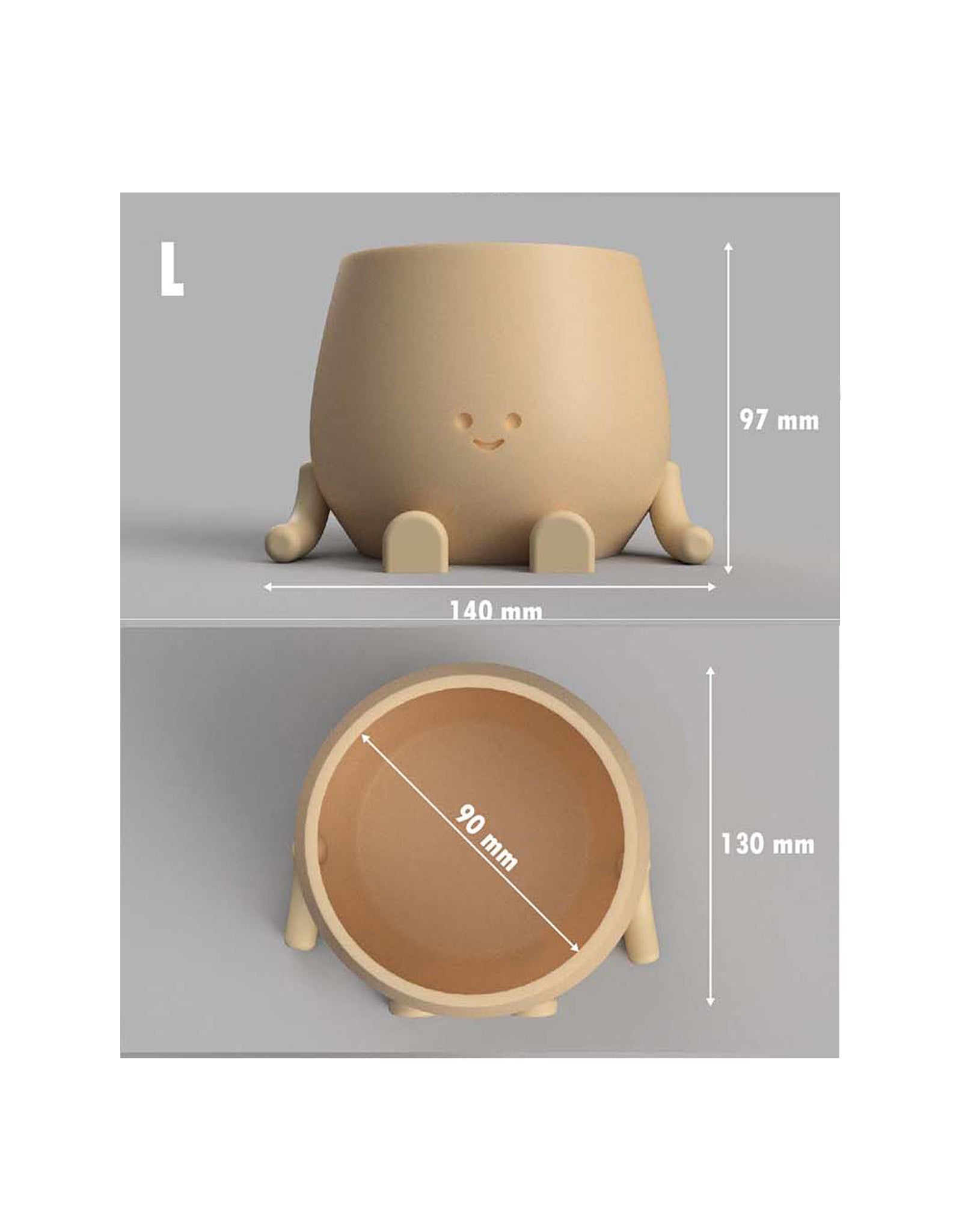 Happy Halloween plant pot