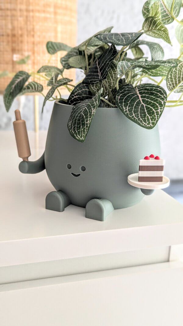 Baker happy face plant pot - Image 8